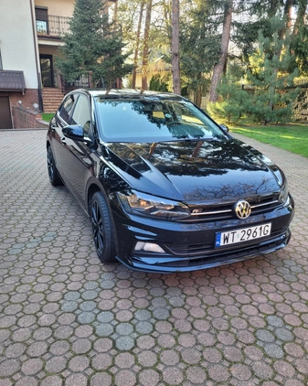 Volkswagen Polo cena 47900 przebieg: 54800, rok produkcji 2019 z Warszawa małe 37